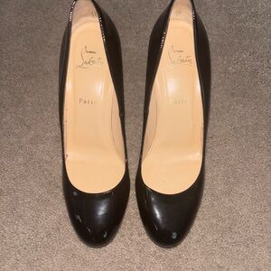 Christian Louboutin Black Patent Leather Heels